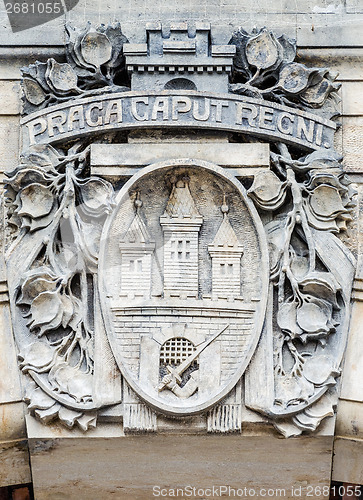 Image of decor element of the Powder Tower 