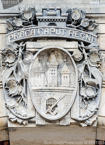 Image of decor element of the Powder Tower 