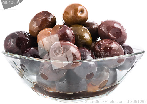 Image of shiny black olives