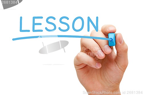 Image of Lesson Blue Marker