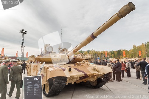 Image of Modernized tank T-90s. Russia