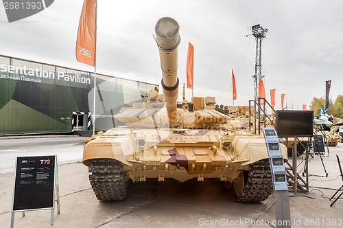 Image of Modernized tank T-72. Russia