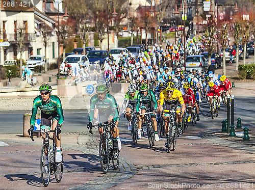 Image of Paris Nice 2013 Cylcing Rrace- Stage 1 in Nemours