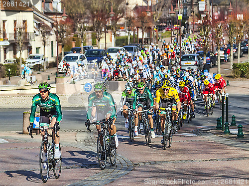 Image of Paris Nice 2013 Cylcing Rrace- Stage 1 in Nemours