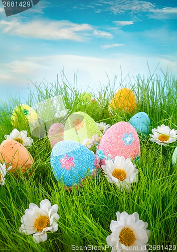 Image of Decorated easter eggs