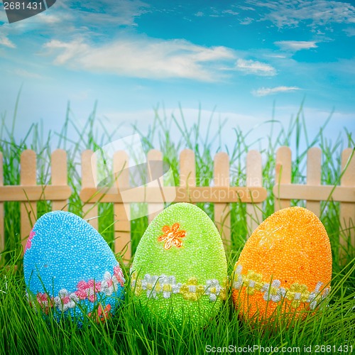 Image of Decorated easter eggs