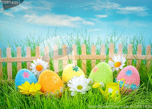 Image of Decorated easter eggs