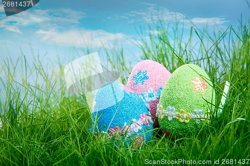 Image of Decorated easter eggs