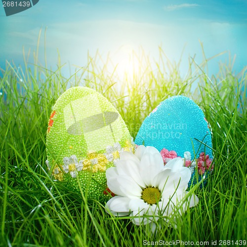 Image of Decorated easter eggs