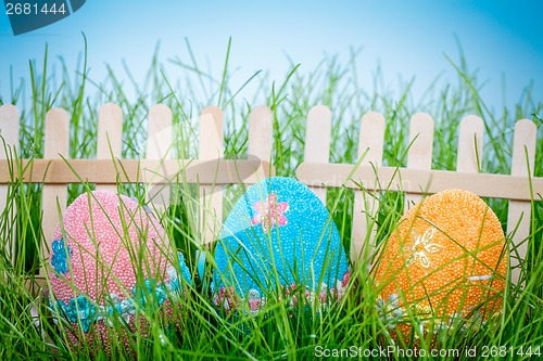 Image of Decorated easter eggs