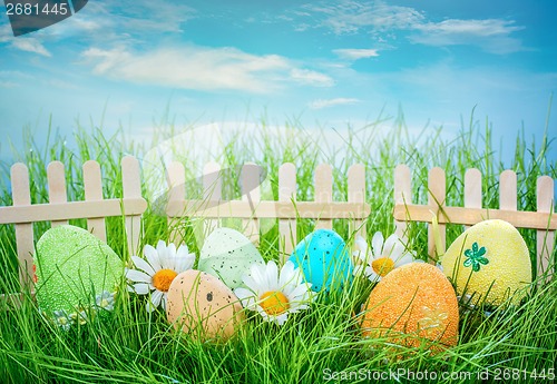 Image of Decorated easter eggs