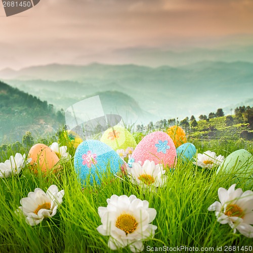 Image of Decorated easter eggs