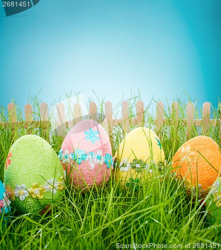 Image of Decorated easter eggs