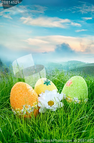 Image of Decorated easter eggs