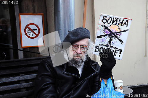 Image of Old Man Protests