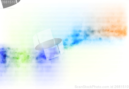 Image of Bright shiny waves vector background. Gradient mesh