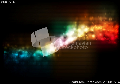 Image of Bright shiny waves vector background