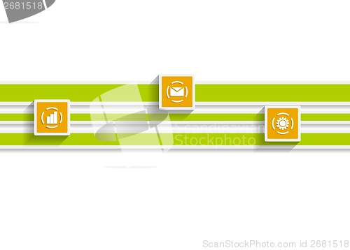 Image of Abstract infographic tech background
