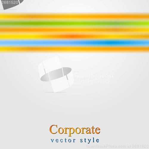Image of Glowing smooth vector stripes design