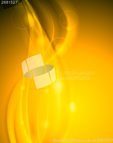 Image of Bright abstract colorful waves design