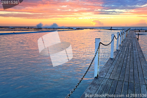 Image of North Narrabeen Ocean Rock Pools at sunrise