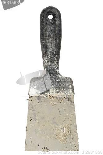 Image of Dirty scraper on white