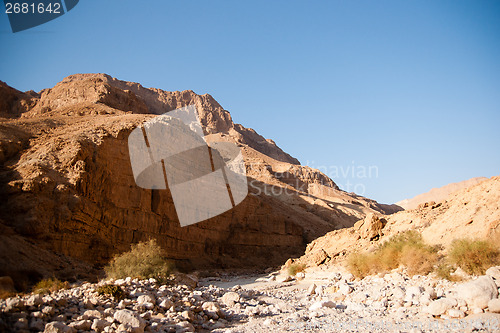 Image of Mountains in stone desert nead Dead Sea