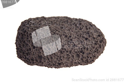 Image of Pumice stone isolated on white background 