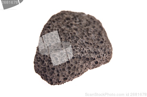 Image of Pumice stone isolated on white background 