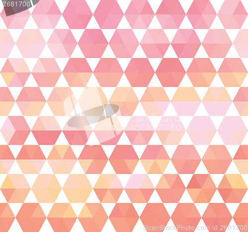 Image of Retro pattern of geometric shapes