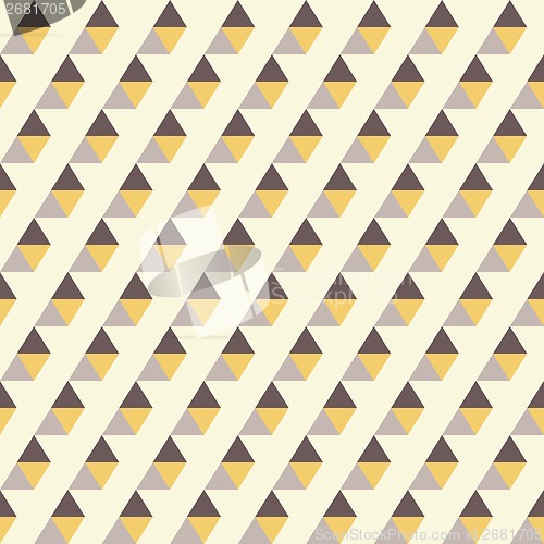 Image of Retro pattern of geometric shapes