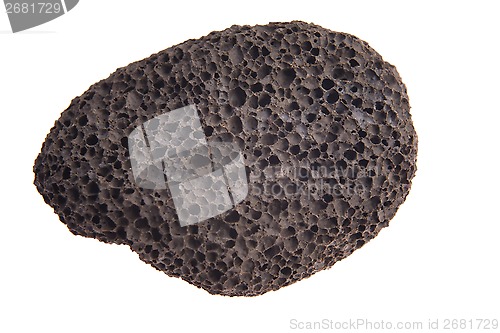 Image of Pumice stone isolated on white background 