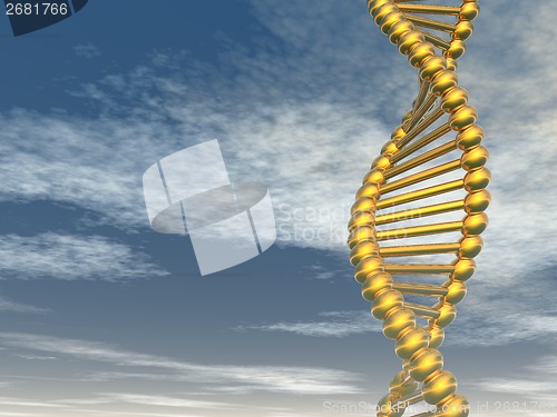 Image of DNA strands