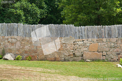 Image of historic wall