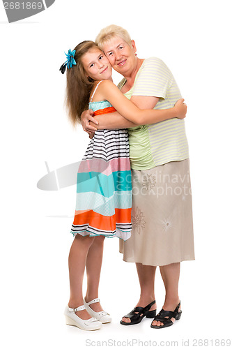 Image of Grandmother with her granddaughter