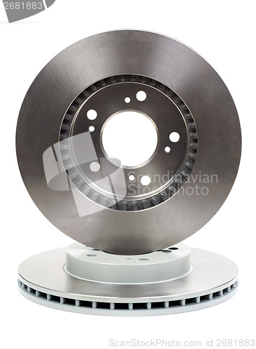 Image of Two new brake discs for the car