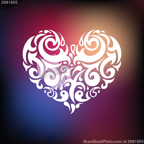 Image of Ornamental Heart. Love.