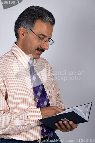 Image of Businessman agenda