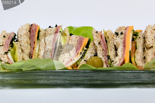 Image of Ham sandwiches