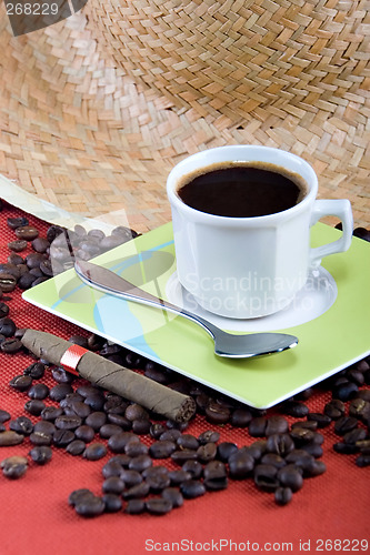 Image of Coffee and cigar