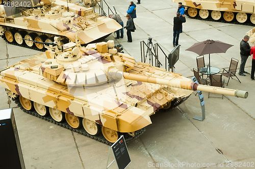 Image of Modernized tank T-72. Russia
