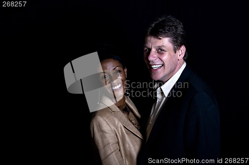 Image of portrait interracial couple