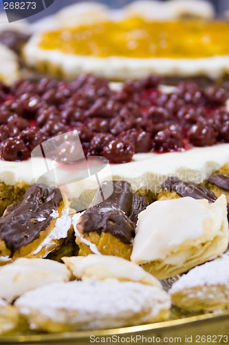 Image of platter with cakes