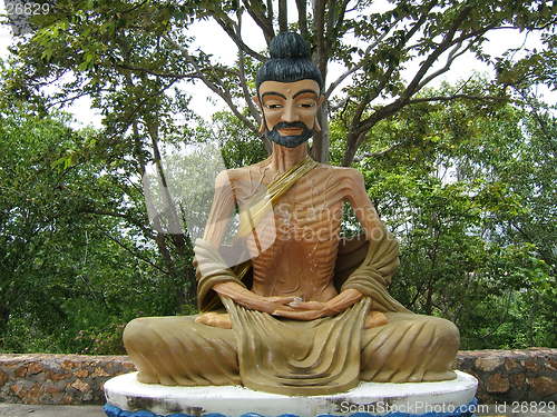 Image of Monk praying