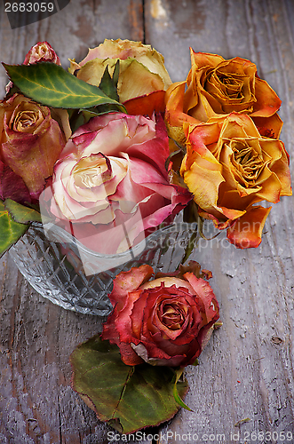 Image of Bunch of Withered Roses