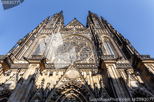 Image of st. vitus cathedral in prague czech republic 