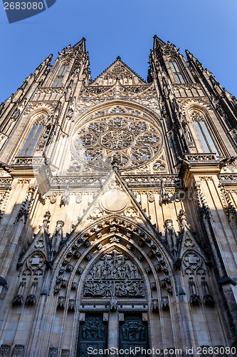 Image of st. vitus cathedral in prague czech republic 