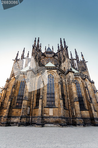 Image of st. vitus cathedral in prague czech republic 