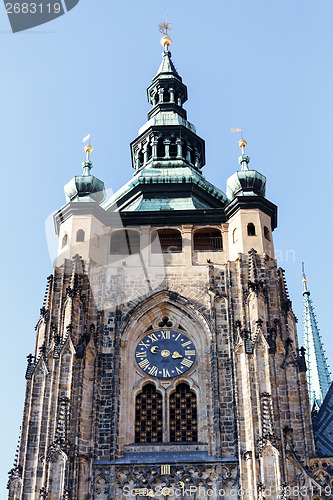 Image of st. vitus cathedral in prague czech republic 