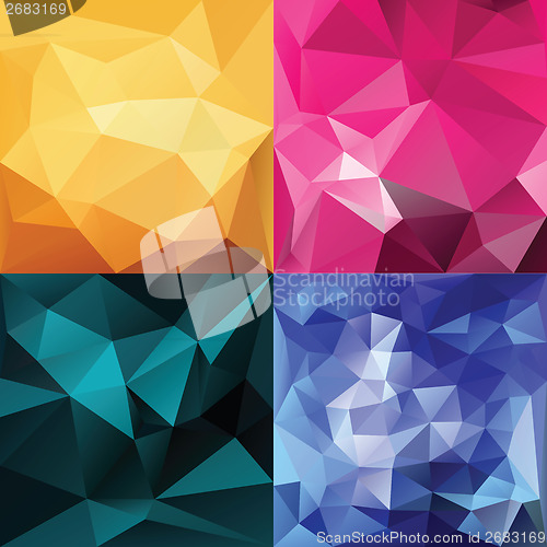 Image of Polygonal Geometric backgrounds.